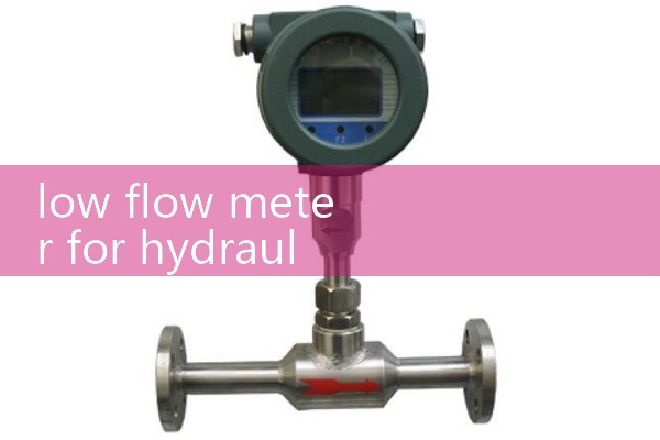 low flow meter for hydraulic test bench